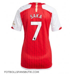 Arsenal Bukayo Saka #7 Replika Hemmatröja Damer 2023-24 Kortärmad